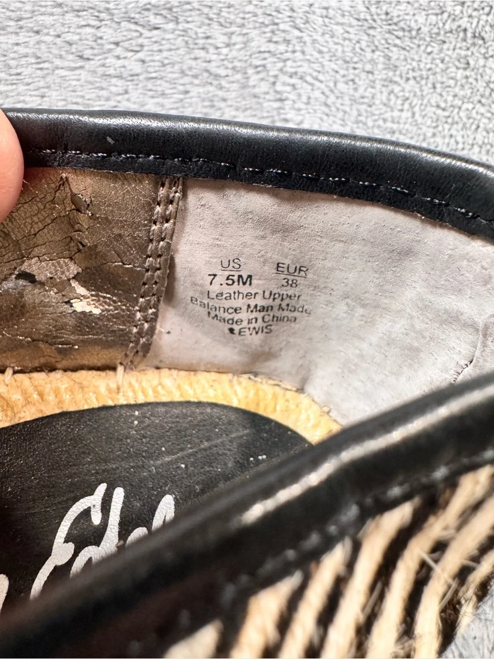 Sam Edelman ‘Lewis’ Calf Hair Zebra Striped Espadrille Slip-Ons